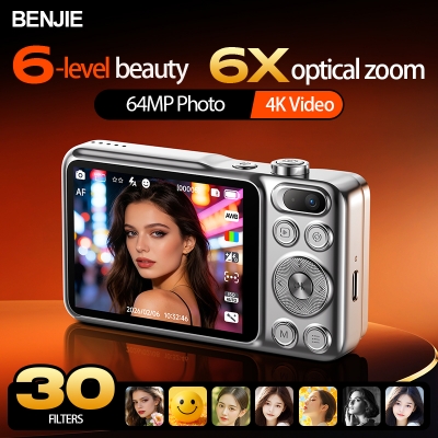 BENJIE V20 6X Optical Zoom Camera With 2X Digital Zoom WIFI Camera