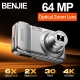 BENJIE V20 6X Optical Zoom Camera With 2X Digital Zoom WIFI Camera
